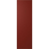 Ekena Millwork 18 W 28 H True Fit PVC Diagonal Slat модерен стил фиксирани ролетни за монтирање, црвена пиперка