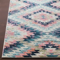 Уметнички ткајачи Аника Геометриски тркач област, килим, 3 '10'